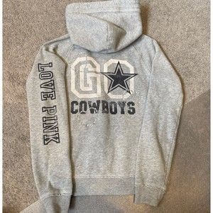 VS PINK Dallas Cowboys Zip Up Bling Hoodie